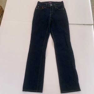 NYDJ size 0 Dark Blue Jeans lift tuck tech